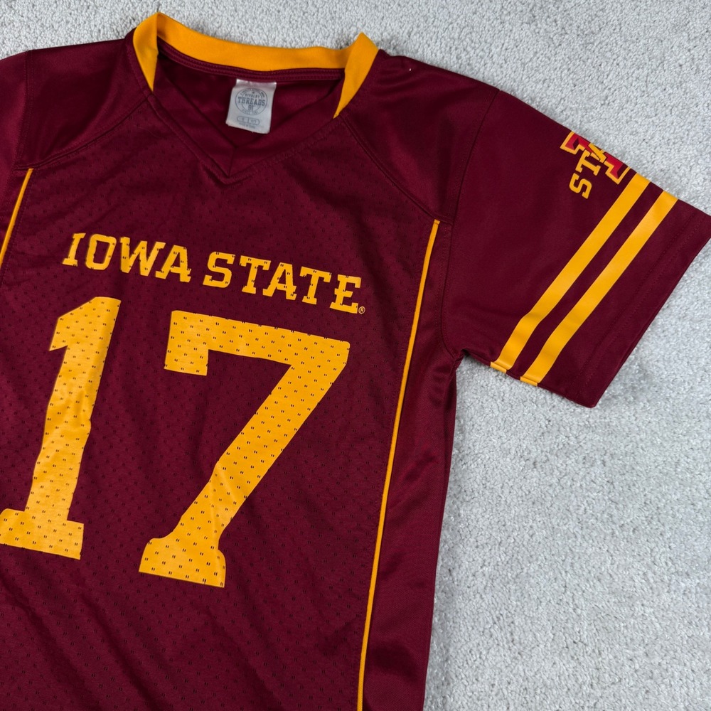 Iowa State Cyclones Football YOUTH Jersey Kids S 6/7 Preschool Red NCAA 17